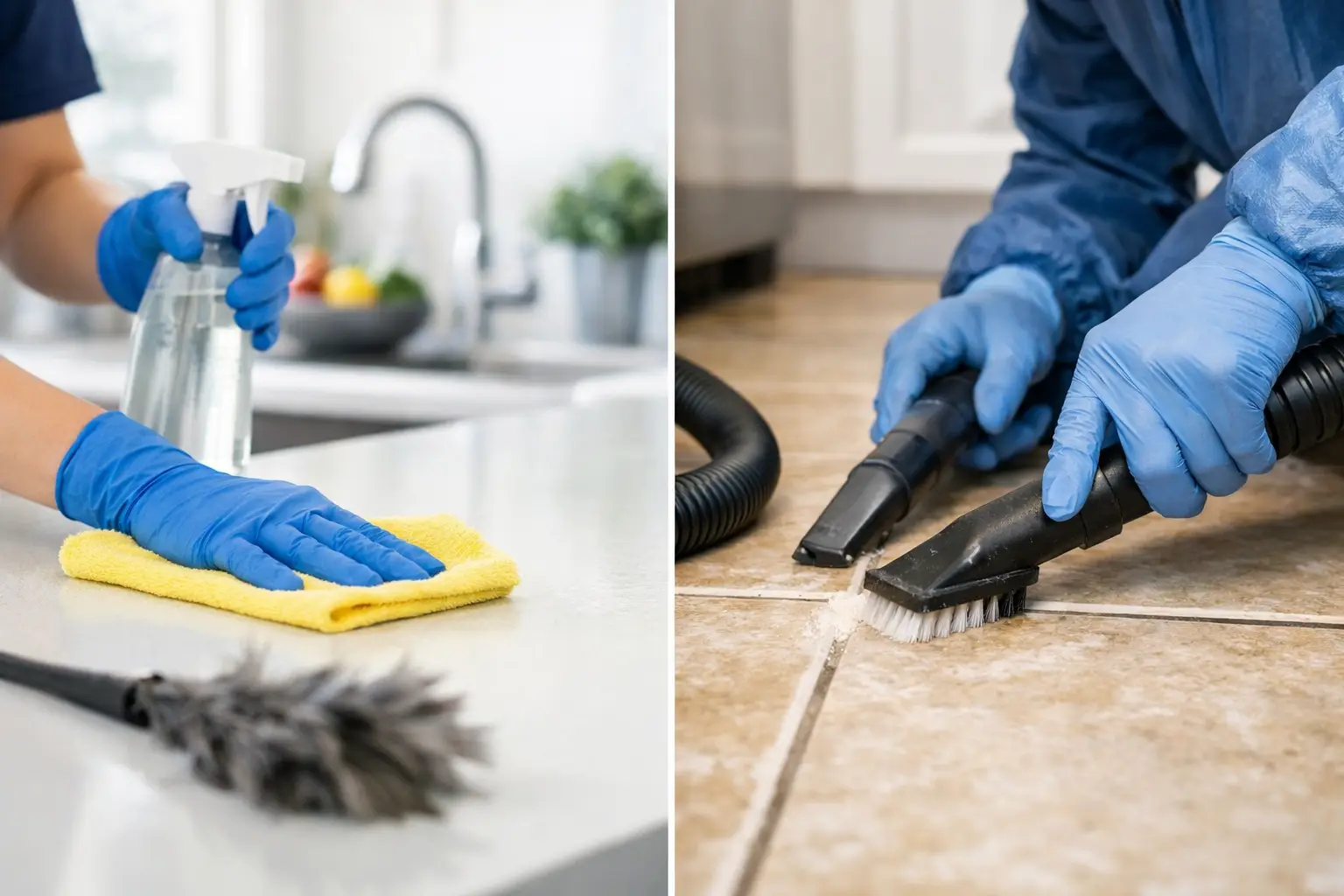Deep Cleaning vs Standard Cleaning